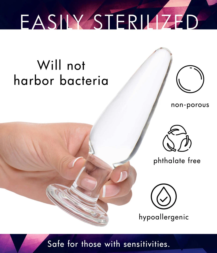 Prisms Erotic Glass Dosha 3 Piece Glass Anal Plug Kit 39 Prisms Erotic Glass Dosha 3 Piece Glass Anal Plug Kit