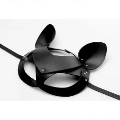 Master Series BDSM Bad Kitten Leather Cat Mask
