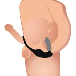 Alpha-Pro 7X P-Strap Milking And Vibrating Prostate Stimulator With Cock And Ball Harness