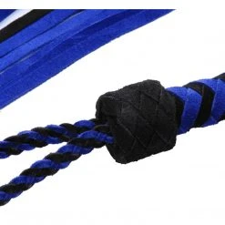 Strict Leather Black And Suede Flogger BDSM