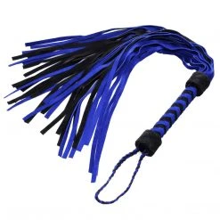 Strict Leather Black And Suede Flogger BDSM