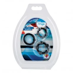 Trinity Vibes Penis Pleasure Performance Erection Rings - Packaged