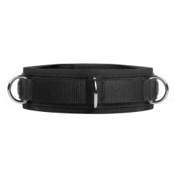 Frisky Neoprene Bondage Collar With D-Rings BDSM