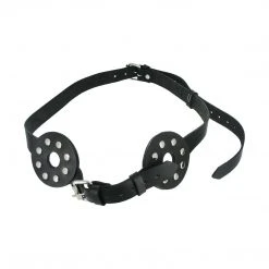 Strict Leather Studded Spiked Breast Binder With Nipple Holes BDSM