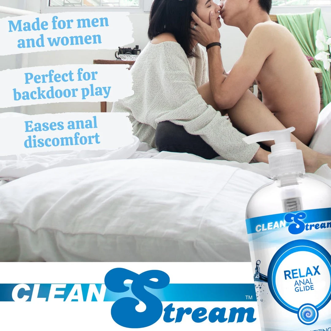 CleanStream Clean Stream Relax Desensitizing Anal Lube 17 Oz Essentials 3 CleanStream Clean Stream Relax Desensitizing Anal Lube 17 Oz Essentials