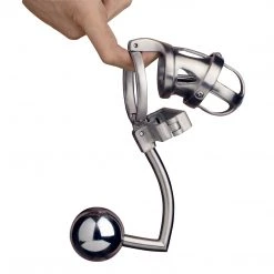 Master Series BDSM The Deluxe Extreme Chastity Cage With Accessories