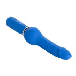 Trinity Vibes Penis Pleasure Boy 10 Mode Silicone Thruster Dildo