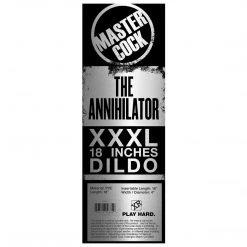 Master Cock The Annihilator XXXL 18 Inch Dildo Anal