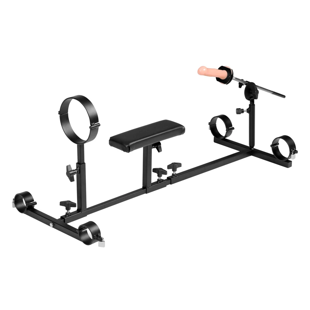 Strict Leather Stockade With Chest Pad And Fucking Rod 2 Strict Leather Stockade With Chest Pad And Fucking Rod