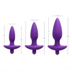 Vogue Aria Vibrating Silicone Anal Plug- Small 8 Vogue Aria Vibrating Silicone Anal Plug- Small