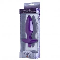Vogue Aria Vibrating Silicone Anal Plug- Small 9 Vogue Aria Vibrating Silicone Anal Plug- Small