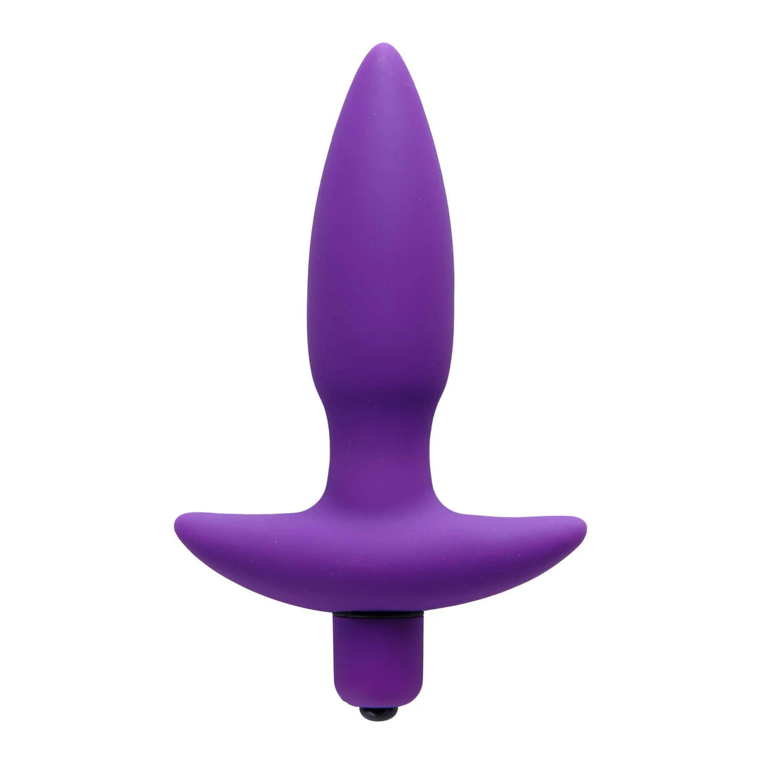 Vogue Aria Vibrating Silicone Anal Plug- Small 1 Vogue Aria Vibrating Silicone Anal Plug- Small