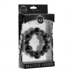 Master Series Shadow Silicone Beaded Cock Ring Penis Pleasure