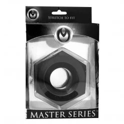 Master Series Penis Pleasure Hex Heavy Duty Cock Ring And Ball Stretcher