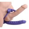 Frisky Double Delight Dual Penetration Vibrating Rabbit Cock Ring Penis Pleasure