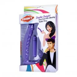Frisky Double Delight Dual Penetration Vibrating Rabbit Cock Ring Penis Pleasure 7 Frisky Double Delight Dual Penetration Vibrating Rabbit Cock Ring Penis Pleasure