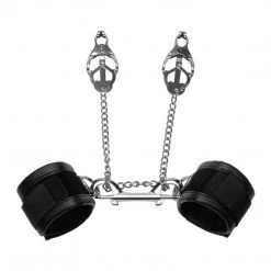 Frisky BDSM Cuff To Clamps Bondage Kit