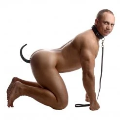 Strict Leather Sick Puppy Leash And Collar Kit