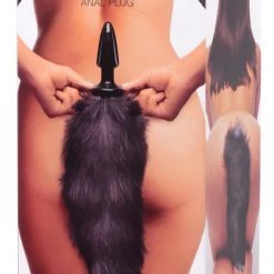 Tailz Grey Fox Tail Anal Plug 5 Tailz Grey Fox Tail Anal Plug