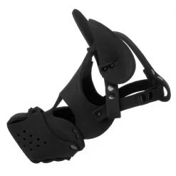 Master Series BDSM Neoprene Dog Hood With Removable Muzzle