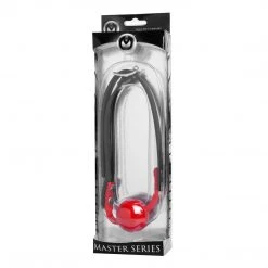 Master Series BDSM The Hush Gag Silicone Comfort Ball Gag