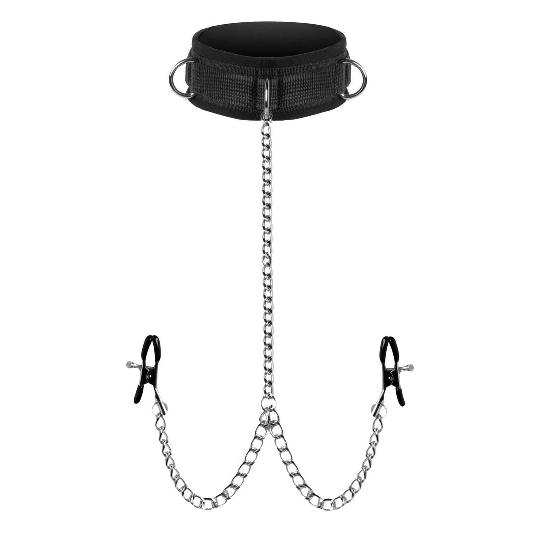Master Series Submission Collar And Nipple Clamp Union 4 Master Series Submission Collar And Nipple Clamp Union