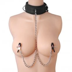 Master Series Submission Collar And Nipple Clamp Union