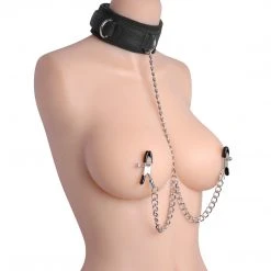 Master Series Submission Collar And Nipple Clamp Union