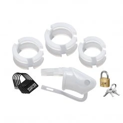 Master Series Sado Chamber Silicone Male Chastity Device