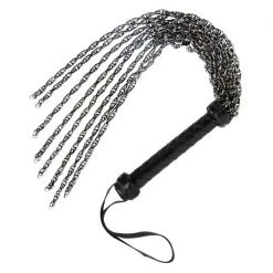 Master Series Gunmetal Chain Flogger BDSM