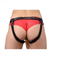 Strict Leather Dominance Leather Strap-On Harness