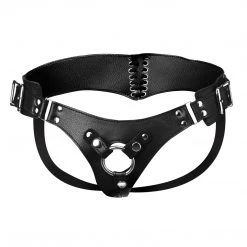 Strict Leather Dildos & Strap-Ons Leather Corset Back Strap On Dildo Harness