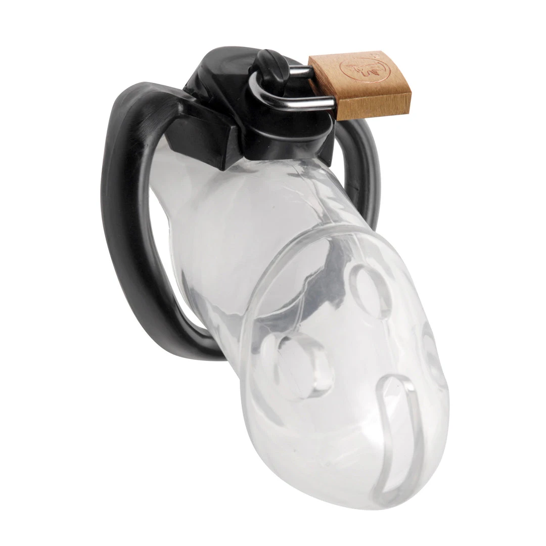 Master Series Rikers Locking Chastity Cage 2 Master Series Rikers Locking Chastity Cage