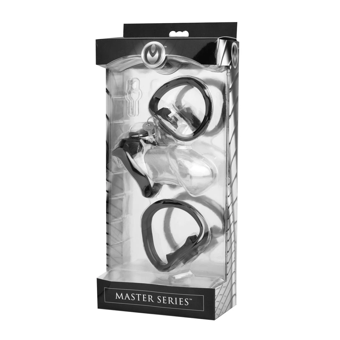 Master Series Rikers Locking Chastity Cage 5 Master Series Rikers Locking Chastity Cage