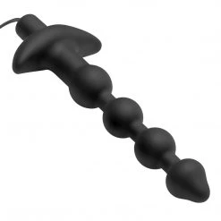 Master Series 7 Speed Silicone Beaded Anal Vibe With Remote