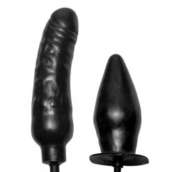 Master Series Dildos & Strap-Ons Deuce Double Penetration Inflatable Dildo And Anal Plug