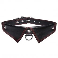 Master Series BDSM Crimson Tied Regal Sub Collar