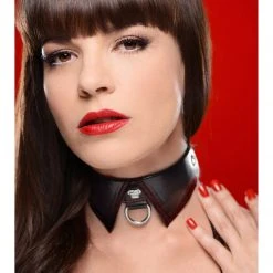 Master Series BDSM Crimson Tied Regal Sub Collar