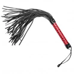 Master Series Crimson Tied Embossed Flogger