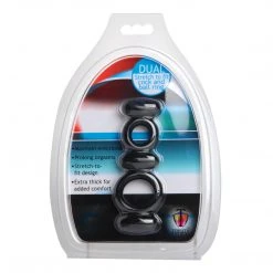 Trinity Vibes Penis Pleasure Dual Stretch To Fit Cock And Ball Ring