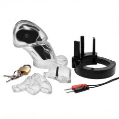 Zeus Electrosex Electro Lockdown Estim Male Chastity Cage BDSM
