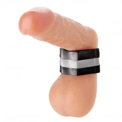 Master Series 3 Pack Ball Stretcher And Cock Ring Kit BDSM