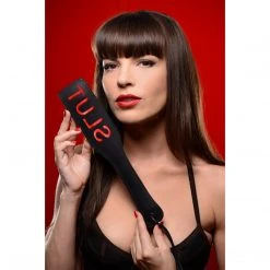 Master Series BDSM SLUT Steel Enforced Spanking Paddle