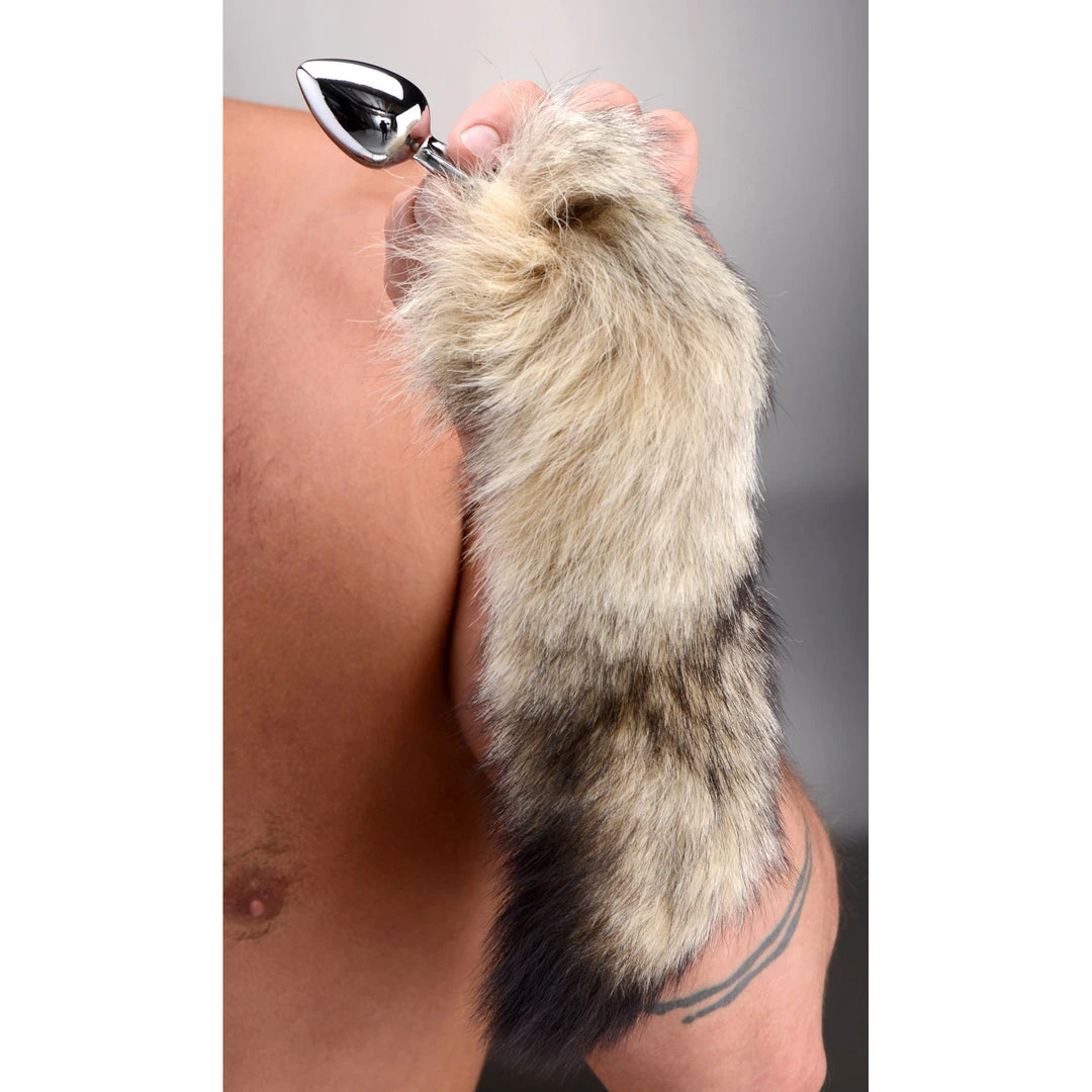 Master Series Foxxx Tail Metal Anal Plug 1 Master Series Foxxx Tail Metal Anal Plug