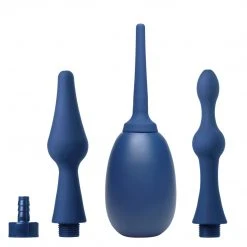 CleanStream Flex Tip Silicone Attachment Kit With 8 Oz Enema Bulb Anal