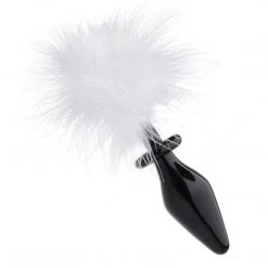 Tailz Fluffer Bunny Tail Glass Anal Plug 6 Tailz Fluffer Bunny Tail Glass Anal Plug