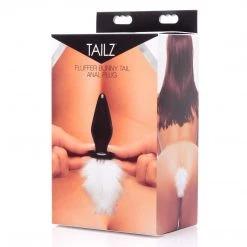 Tailz Fluffer Bunny Tail Glass Anal Plug 7 Tailz Fluffer Bunny Tail Glass Anal Plug