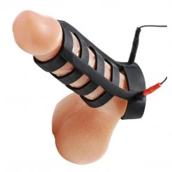 Zeus Electrosex Power Cage Silicone E-Stim Cock And Ball Sheath BDSM