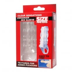 Size Matters Penis Pleasure Sensations Enhancer Sex Sleeve