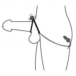 Prostatic Play Voyager 1 Vibrating Cock Ring And Anal Plug